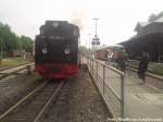 RBB 99 1784 & LVT 172 001-0 mit 172 601-7 im Bahnhof Putbus am 1.6.13