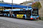 hvv-werbebus der marke MB citaro,stand im ZOB von billstedt,12.10.17