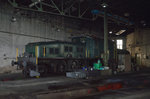 Schweizer Krokodil 14305 stand im Lokschuppen des DLW Meiningen am 02.04.2016 versteckt.