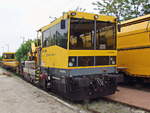 Gleisarbeitsfahrzeug BAWOMAG 54.22 (97 17 56 025 17 - 9) der Bahnbau Gruppe GmbH, Berlin am 18. Mai 2018 im Güterbahnhof Berlin Grünau. 