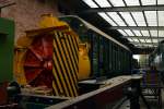 Eine Dampfschneeschleuder im Eisenbahnmuseum Neustadt am 30.11.2014