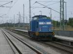 PRESS 204 010-6,am 26.Juli 2013,hatte in Bergen/R�gen Ausfahrt Richtung Stralsund.