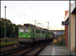 Zwei EGP E-Loks in Bergen/R�gen.