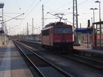 Auch 155 151 mu�te,am 07.Mai 2016,wegen dem gest�rten Ausfahrsignal in Bergen/R�gen stutzen.