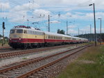 Diesmal die Ausfahrt vom TEE Rheingold Binz-Trier,am 12.Juni 2016,aus Bergen/R�gen.
