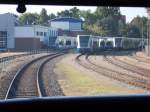 Der Betriebshof der Usedomer B�derbahn in Heringsdorf am 02.August 2015.