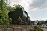 52 4867 der Historischen Eisenbahn Frankfurt bei der Einfahrt in den Bahnhof K�nigstein zum Bahnhofsfest am 23.Mai.2010
