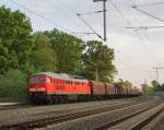 Am Abend des 22.05.2015 überraschte mich 232 472-1 bei Leipzig Connewitz, als sie mit einem gemischtem Güterzug aus RIchtung Gaschwitz auf Leipzig zu rollte.