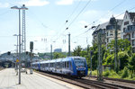 622 927 (vlexx) bei der Ausfahrt aus Mainz Hbf am 07.07.2016
