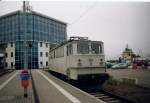 Im August 2004 zählte die frühre 142 134 noch Bestand von der WAB.Hier stand die Lok in Mukran.