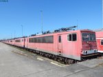155 009-4 und andere 155er, 140er und eine 151er in Mukran am 09.04.2016