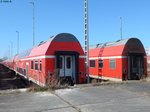 Viele Dostowagen in Mukran am 09.04.2016