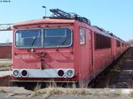 155 009-4 und andere 155er, 140er und eine 151er in Mukran am 09.04.2016
