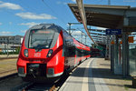 442 849 als S1 nach Warnemünde am 20.07.2016 in Rostock Hbf
