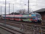In die Stralsunder  Ecke  hatte man,am 29.Februar 2016,den Bunten Hamster 442 354 in Stralsund abgestellt.