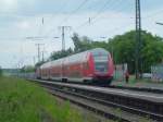 RB 75 nach Darmstadt HBF bei der Ausfahrt in Weiterstadt