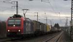482 027-0 bei der Durchfahrt in Weiterstadt am 01.M�rz.2014