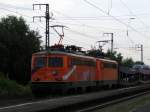 1142.579 und 1142.xxx bei der Durchfahrt in Weiterstadt am 20.Juli.2014 