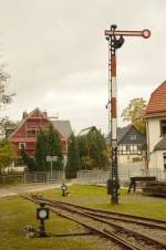 Das Ausfahrsignal von Rittersgr�n wird wohl f�r immer Halt zeigen.