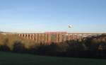 Zwei 612er fahren 31.10.13 �ber die G�ltzschtalbr�cke.