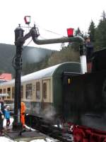 Der Wasserkran vom Bahnhof Oberhof am 08.Feb.2014