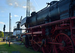 23 042 am Kohlebunker am Vortag der Bahnwelttage 2016 (04.05.2016)
