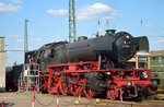 23 042 wartete am 07.05.2016 auf G�ste f�r F�hrerstandsmitfahrten