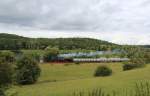 Am 21.09.13 fuhr der Elstertal-Express mit 41 1144(IGE Werrabahn) wieder von Gera nach Cheb und zur�ck.