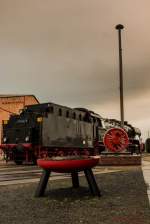 W�rend der ´´Pause´´ im BW Arnstadt, f�r das Personal heisst es erstmal Kraft Tanken f�r die R�ckfahrt    24.01.2016 Rodelblitz mit 41 1144-9