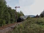 Am 05.10.13 fuhr die Erzgebirgische Aussichtsbahn wieder von Schwarzenberg nach Annaberg und zur�ck.