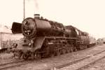 Die Meininger 50 3501 - am 09.10.2004 in Weimar zum Bw-Fest.