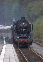 50 3610-5 in Annaberg Buchholz S�d einfahrend am 04.10.2104 um 11:06 Uhr.