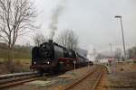 50 3501 bei der Kreuzung in Steinbach-Hallenberg.