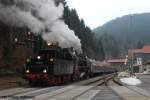 50 3501 nach dem Umspannen in Oberhof beim warten auf Ausfahrt
