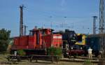 363 133-0 und 50 3552-2 beim Lokschuppen-Fest in Hanau am 14.06.2015