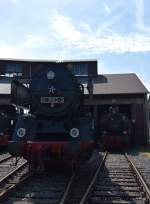 50 3552-2 und 89 906 beim Lokschuppen-Fest in Hanau am 14.06.2015
