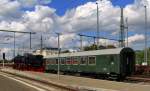 Die 52 8154 fuhr am 4.September 2015 durch Weimar durch. 