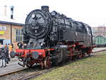 95 027  am 17. Februar 2018 auf dem Gelände der Traditionsgemeinschaft 50 3708 e.V. in Blankenburg.