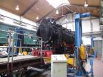 99 762 ist zur Hauptuntersuchung in der Lokwerkstatt O´thal am 15.Juli.2013