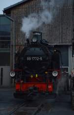 99 1772-5 im BW Oberwiesenthal am 25.10.2015 (2)