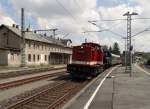 Am 24.07.14 gab es eine �berf�hrung der Dampflok 75 501 von Schwarzenberg nach Neuenmarkt-Wirsberg.