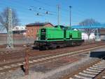 V100-BUG-002 ist,am 08.M�rz 2015,in Bergen/R�gen unterwegs.