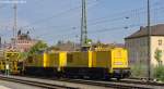 203-316 und eine Schwesterlok rangieren in Bamberg.