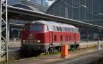 Nachdem der F-Zug drau�en war setzte die 216 224 (IGE) ins BW Frankfurt M (1) am 26.04.2015 um.