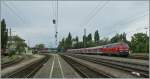 DB 218 418-0 mit einem Nahverkehrszug in Lindau.