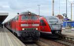 218-471 und 642-216 begegnen sich in Buchloe.