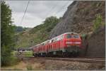 Drei V 218 bei Kobern Gondorf (Moselbahn).