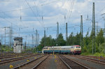 218 105 (NESA) und 140 423 (DB Museum) pendelten beim Sommerfest in Koblenz zwischen DB Museum und Koblenz Hbf.