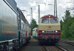 Pendelzug nach Koblenz Hbf bei der Ausfahrt aus Koblenz-Lützel am 18.06.2016.