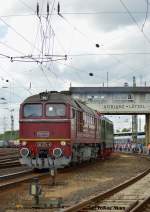 120 274-6 vor 211 049 beim Sommerfest in Koblenz am 13.06.2015
